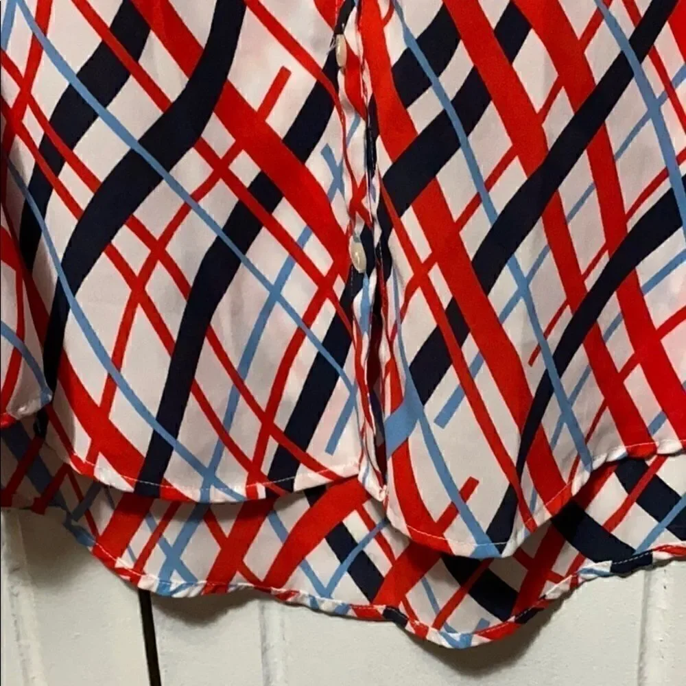 Halogen print blouse  size M/P